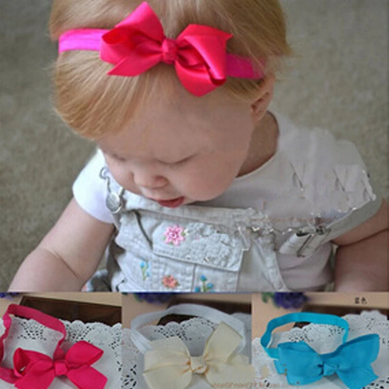 

headwear girls bow knot hairband head band headwrap baby headbands infant newborn Toddlers Gift tiara hair accessories