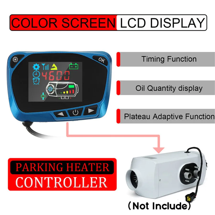 

LCD Monitor Switch Remote Control for Car Diesels Air Heater Parking Heater