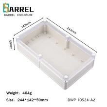 244*142*59 мм пластиковый водонепроницаемый корпус для электронных проектов корпус из АБС-пластика, сделай сам, IP68 всепогодный управление приборами Соединительный корпус