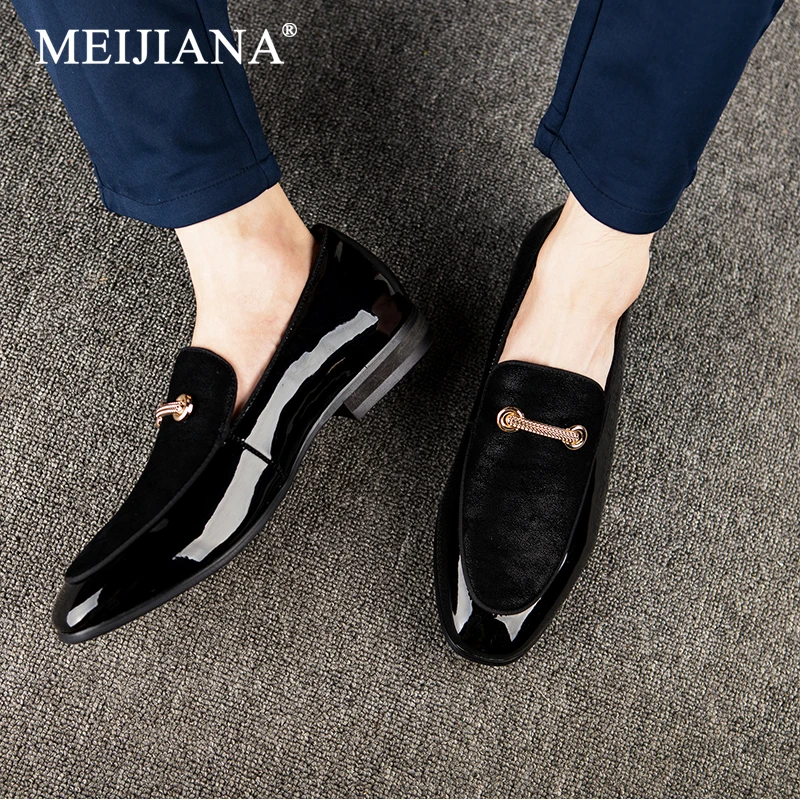 De Mariage Chaussures Noir Casual Qualité 2019 Air Mocassins Mode Banquet Respirant En Plein Haute Nouveau Hommes Meijiana wHxYXq