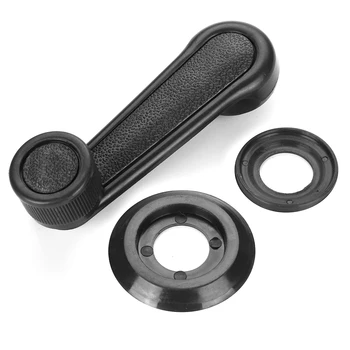 

1/2Pcs 11cm Black Replacement Car Window Winder Handle Winding Handles Lever For VW Bora Caddy Beetle 1H0837581D