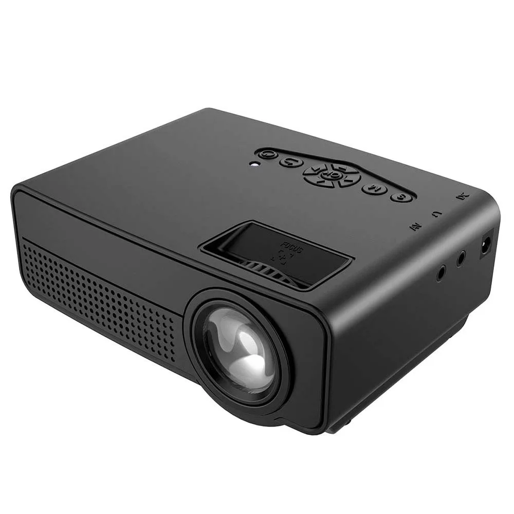 

S280 Led Portable Home Theater Hd Mini Smart Projector With 2.4 Inch Lcd Tft Display Optional Wired Sync Display For Iphone Ip