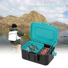 Портативный чехол для рыболовной приманки, приманка, крючок для приманки, чехол для переноски червя, сумка для хранения рыболовных снастей