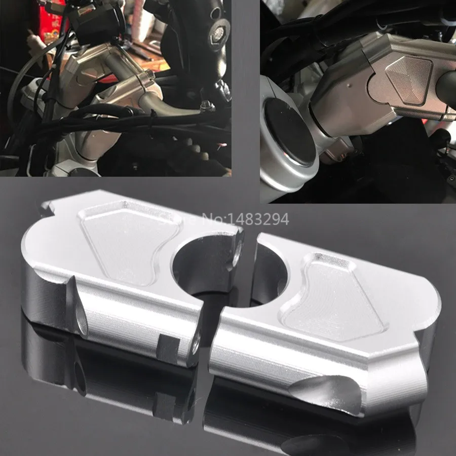 Хромированные изогнутые 45 градусов руль стояки и зажим обновления адаптеры для BMW F800GS/GT 08-17 F800GS ADV 14-17