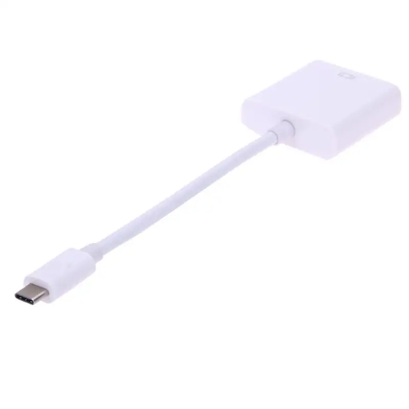 Portabl USB-C type C USB 3,1 штекер для DVI 1080P адаптер Кабельный разъем для ноутбука мобильного телефона