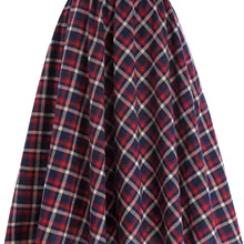 Женская винтажная плиссированная юбка в клетку в британском стиле, женская школьная юбка А-силуэта, хлопок/полиэстер, английский стиль, ретро юбка, faldas