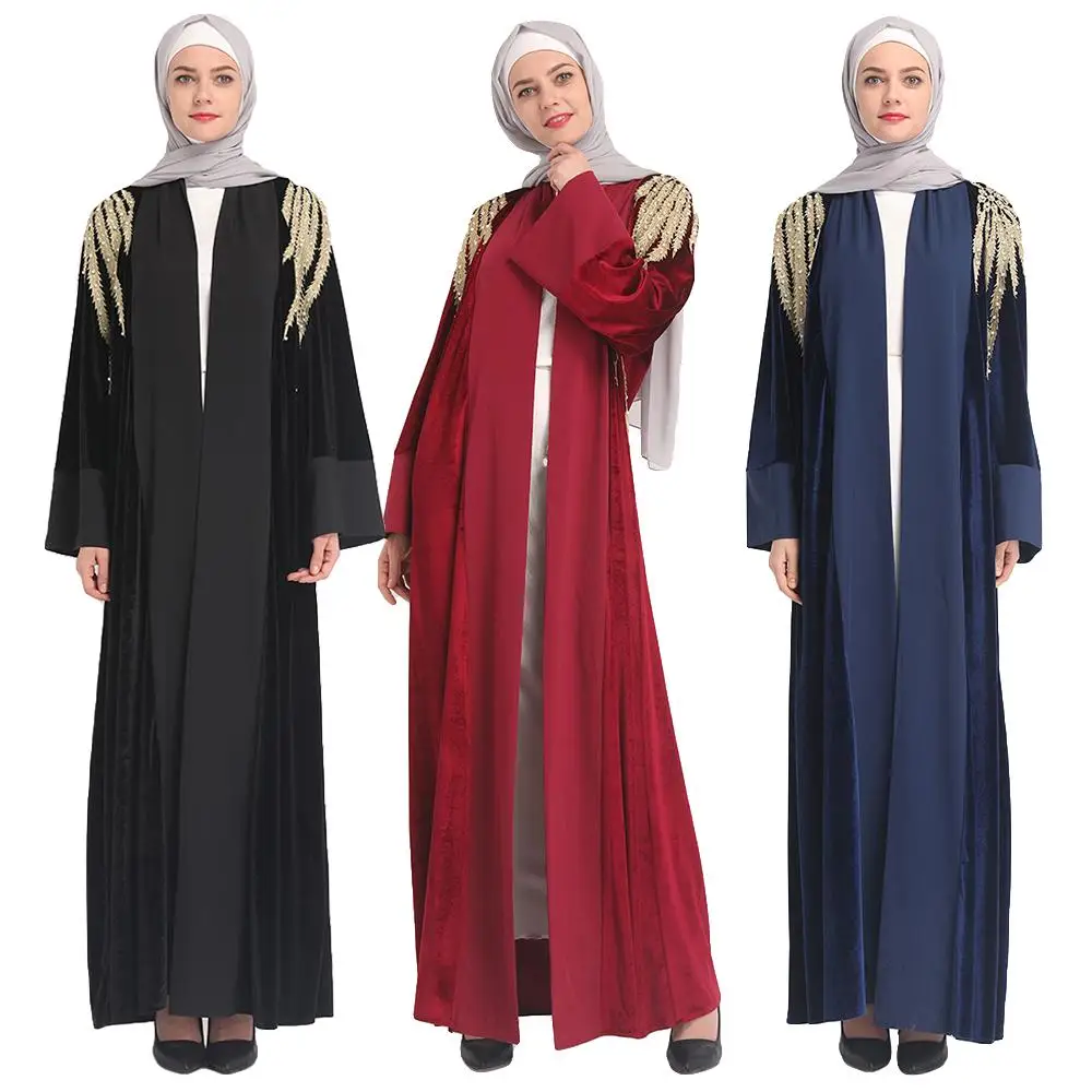 velvet maxi cardigan