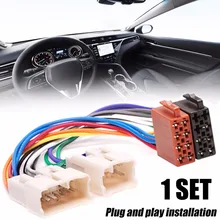 New Arrival 1pc ISO Wiring Harness Stereo Radio Plug Adaptor Wiring Connector for Toyota