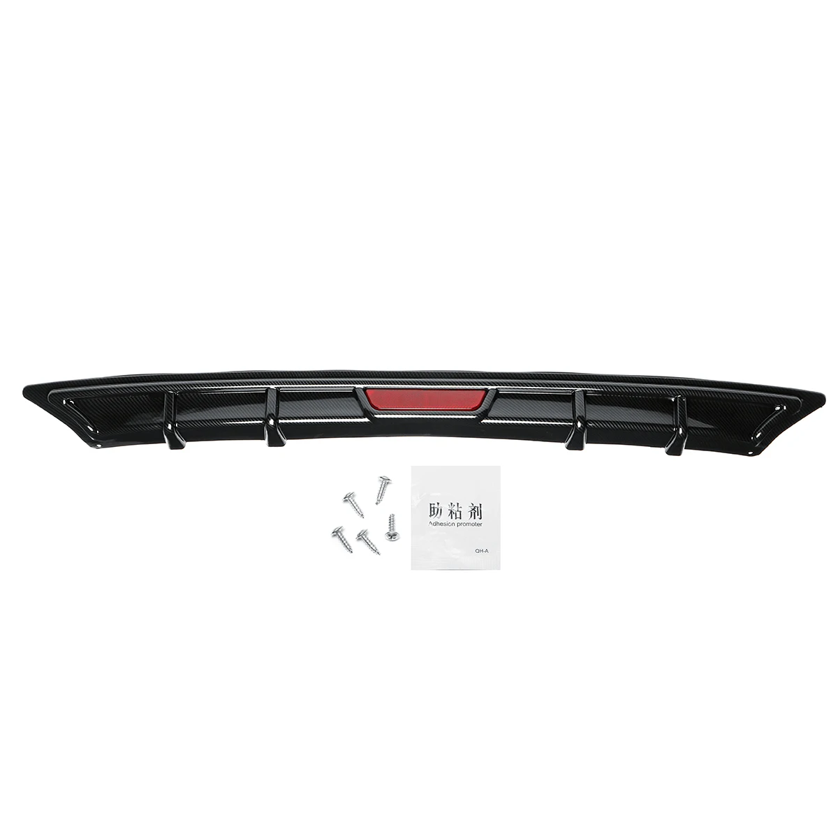 Difusor de labios para parachoques trasero Kit de carrocería para Auto partes exteriores falda negra alerón para Honda para Accord 10th 2018 Coche parachoques