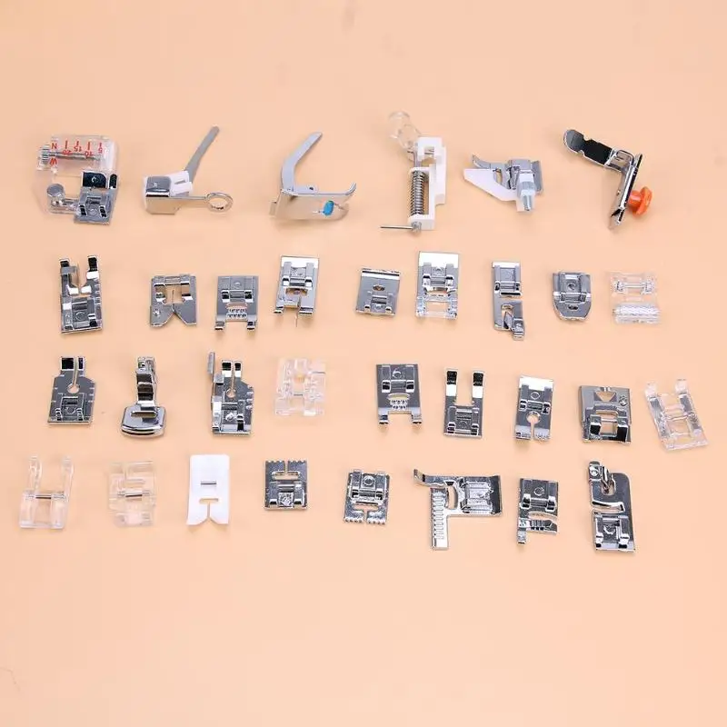 

32pcs Domestic Sewing Machine Presser Foot Set Sewing Machine Accessories