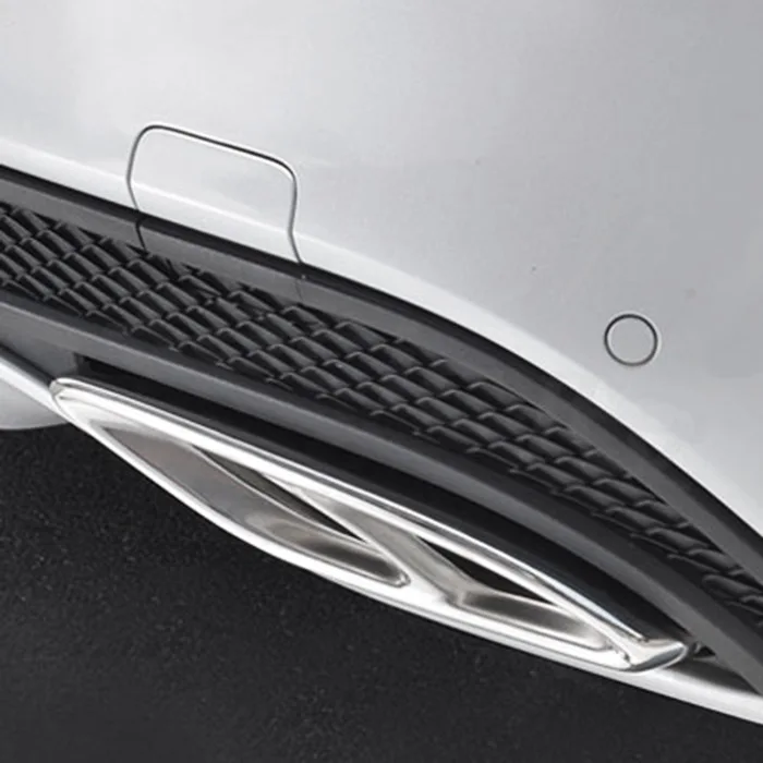 Высокое качество для Mercedes Benz GLC A B C EClass W205 Coupe W213 W176 W246-17 автомобильный аксессуар AMG выхлопная крышка отделка 304 Stee
