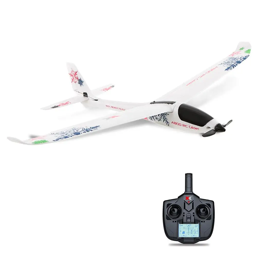 XK A800 4CH 780 мм 3D6G система RC самолет совместимая Futaba RTF удаляет управление планер
