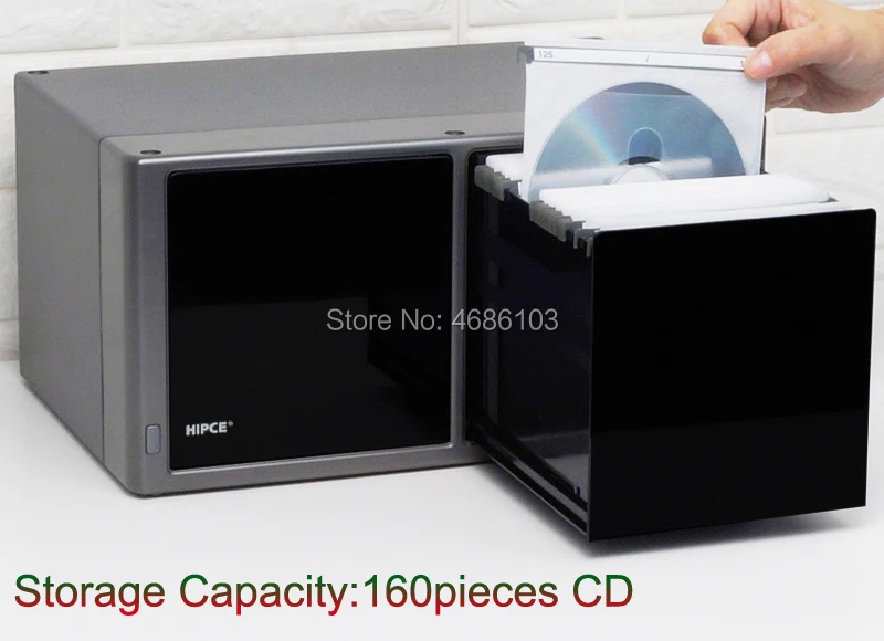 Светильник touch cd box креативный с(большой вместимостью 160 шт. CD) коробка записывающая полка, CD Дисковая полка, для графического фона