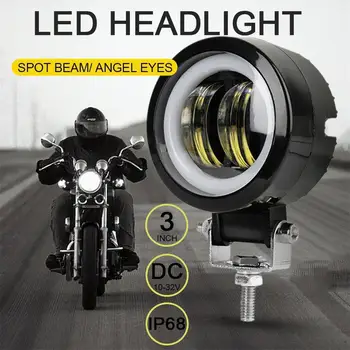 

Professional LED Work Light Strip 6000K Motorcycle Fog Lamp Aperture 20W Square Light Aluminum Alloy For Off Road Vehicle