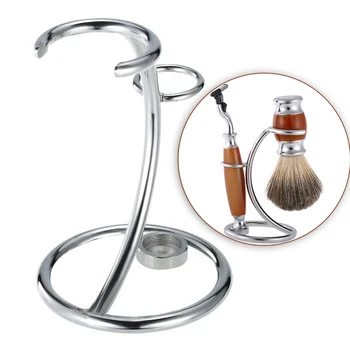 

Shaving Holder Stand for Shaving Razor Brush Stainless Steel Shaving Tool Organizer Men's Hair Remaval Tools