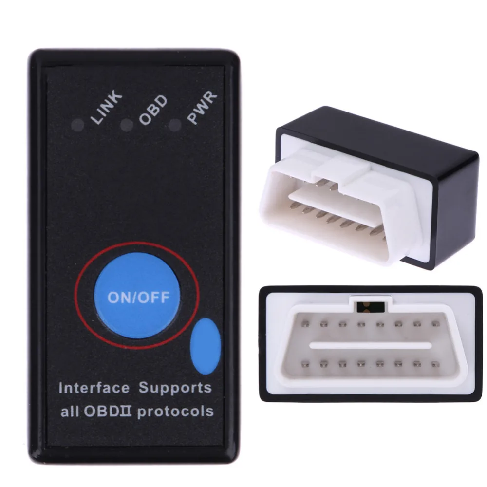 Super V2.1 Elm327 Bluetooth Elm 327 Obd2 ObdII Can bus диагностический инструмент для