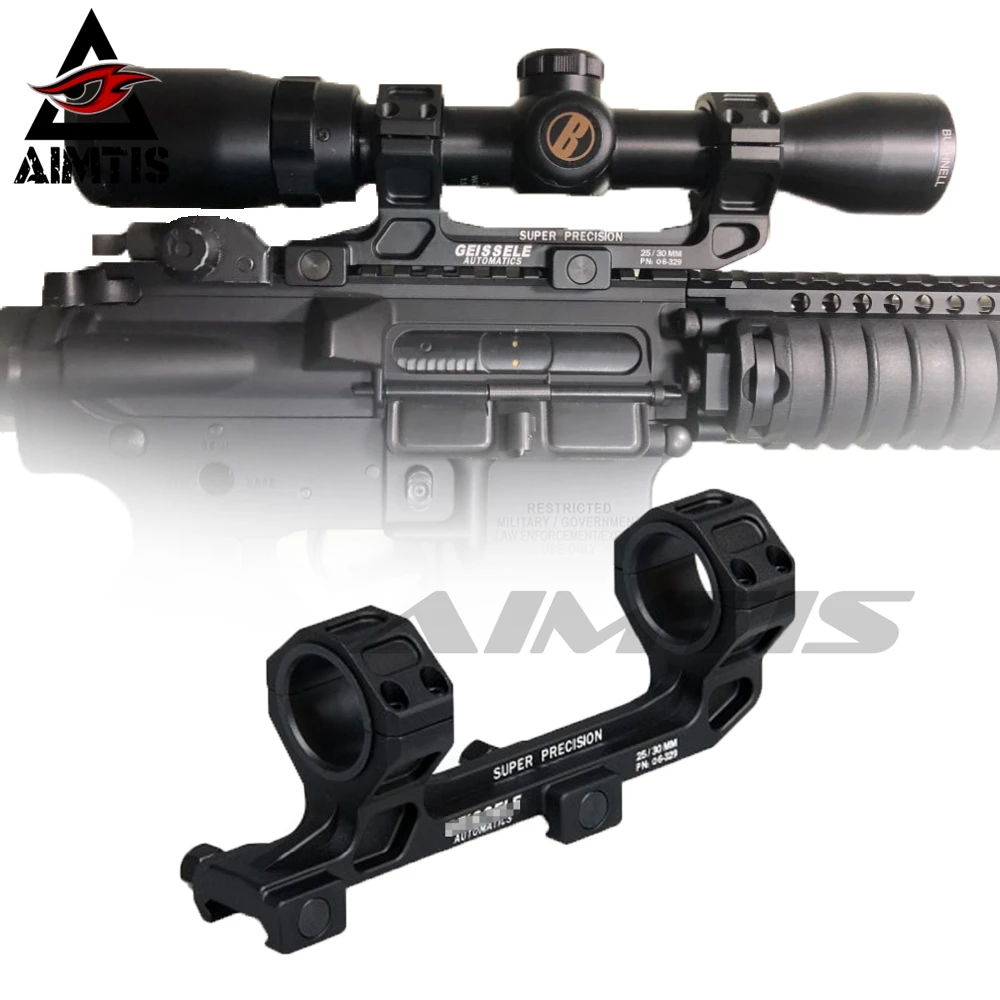 Tactical GE Automatics AR15 Scope Mount for Optical Sight Mount 25.4mm/30mm Rings Riflescope