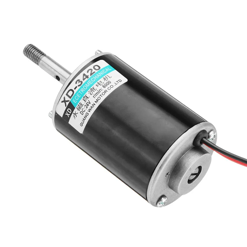 

3420 Motor 24V 30W 6000rpm Permanent Magnet Motor 2kgf.cm DC Motor for DIY Generator