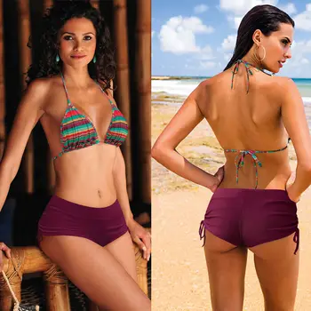 

Women's Shorts Plain Bikini Swim Pants Swimwear Style Briefs Bottoms Beachwear