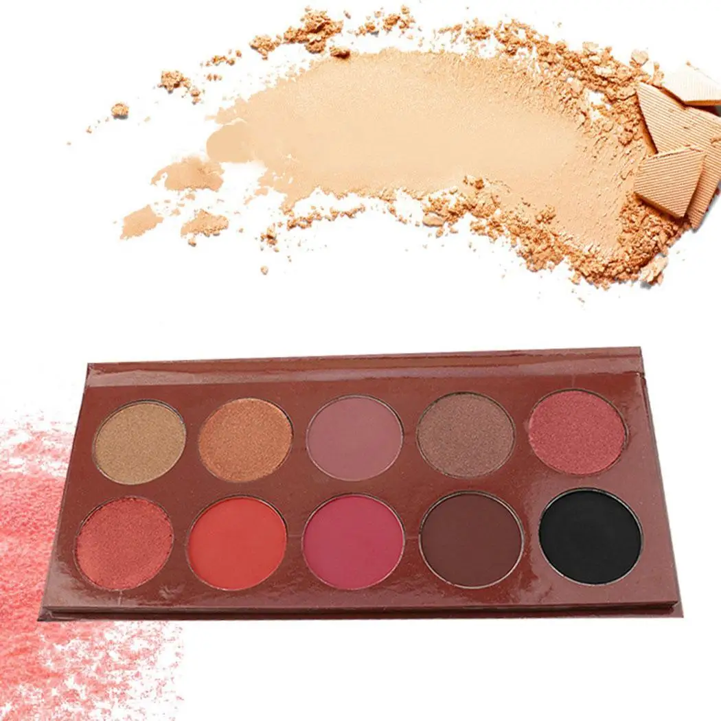 

10-color Eyeshadow Makeup Peach Makeup Multicolor Powder Casual Makeup, Party Eyeshadow China Velvet Palette