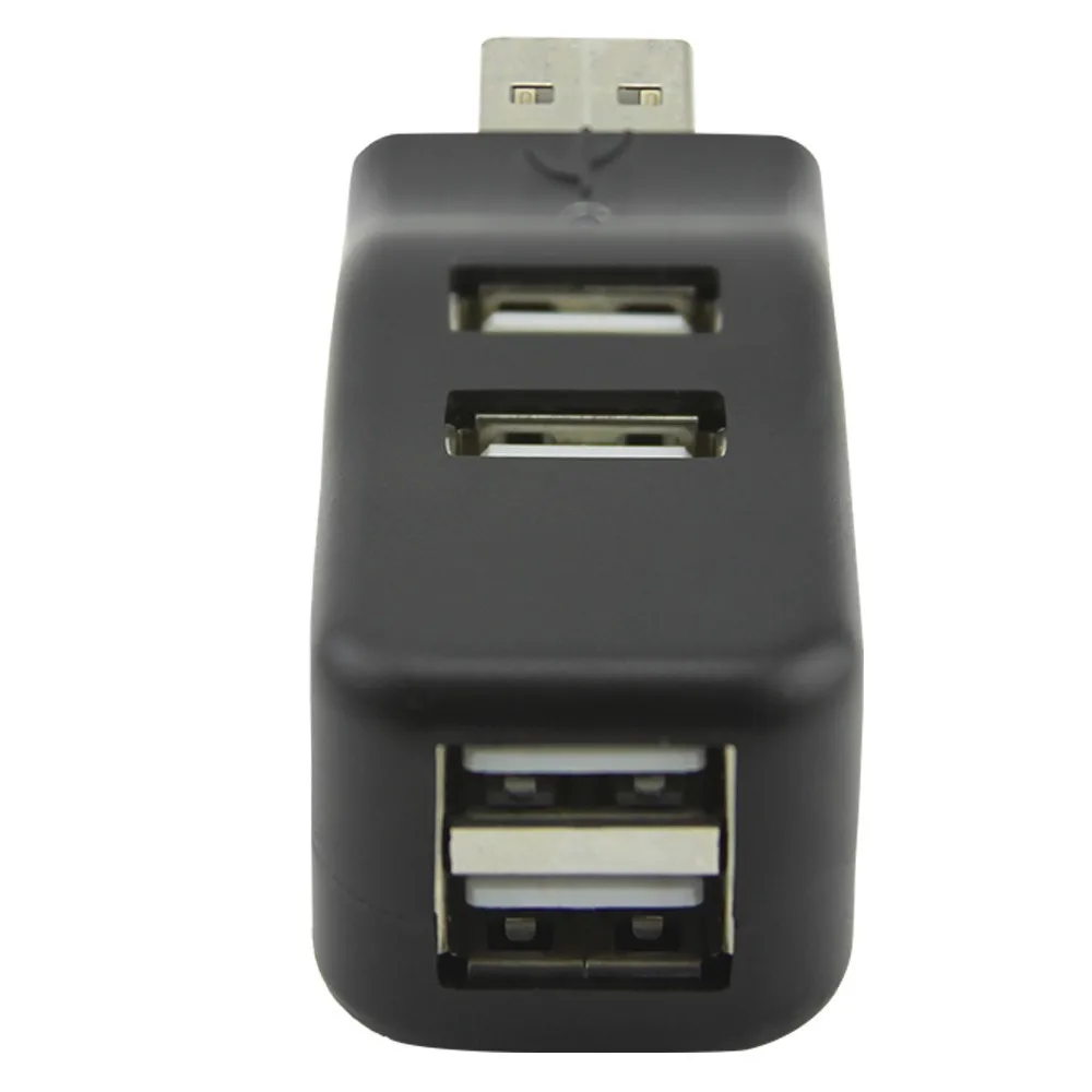 CHUYI Мини Портативный USB 2 0 хаб 3 порта Высокоскоростной 480 Мбит/с сплиттер адаптер