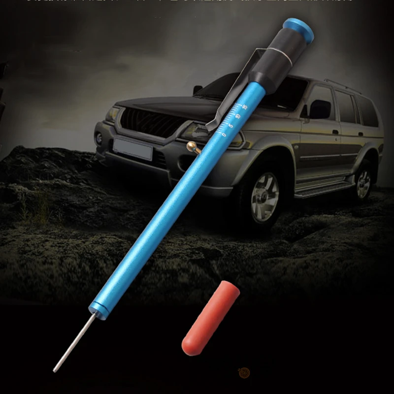 

2 In 1 Car Auto Brake Pad Thickness Tester and Tire Tread Depth Indicator Test Pen Aluminum Alloy Width Measuring Instruments