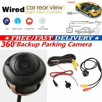 

HD 360 Degree Rotatable CCD Reverse Car Front/Side/Rear View Backup Camera