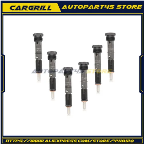 

6Pcs Fuel Injectors 0432131837 3919350 5.9L 6BT Diesel Engine For Cummins