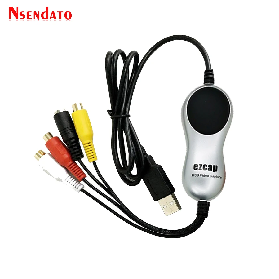  Ezcap USB2.0 HD scheda di Acquisizione Video TV DVD VHS DVR Adapter Recorder Grabber Converter Anal
