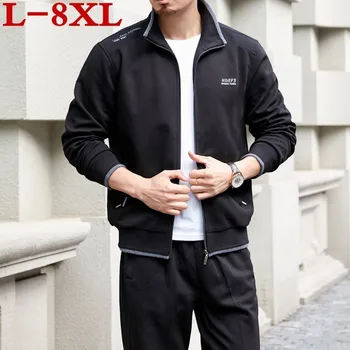 

Plus Size 8xl 7xl 6xl New 2019 Jacket Men Fashion Casual Loose Mens Jacket Sportswear Bomber Jacket Mens Jackets Men And Coats