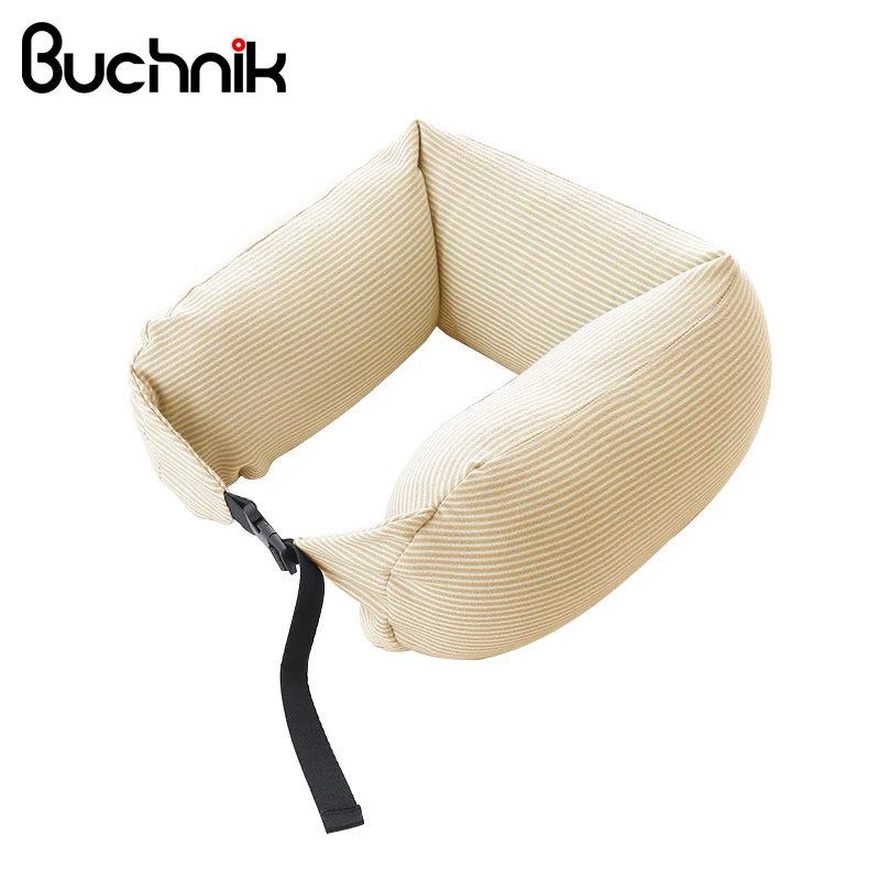 

Men's Women's U-shaped Travel Pillow Freeform Natural Cotton Particles Pillow Protection Neck Travel Accessories Supply Products