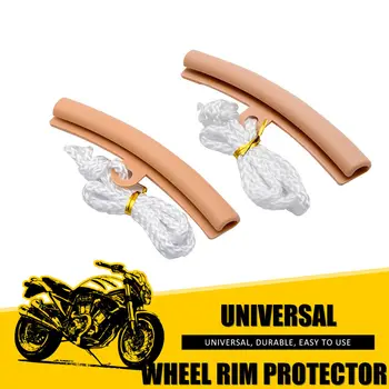 

Motorcycle Bike Tire Changer Rim Protector Tyre Wheel Changing Edge Beige 2 Pair