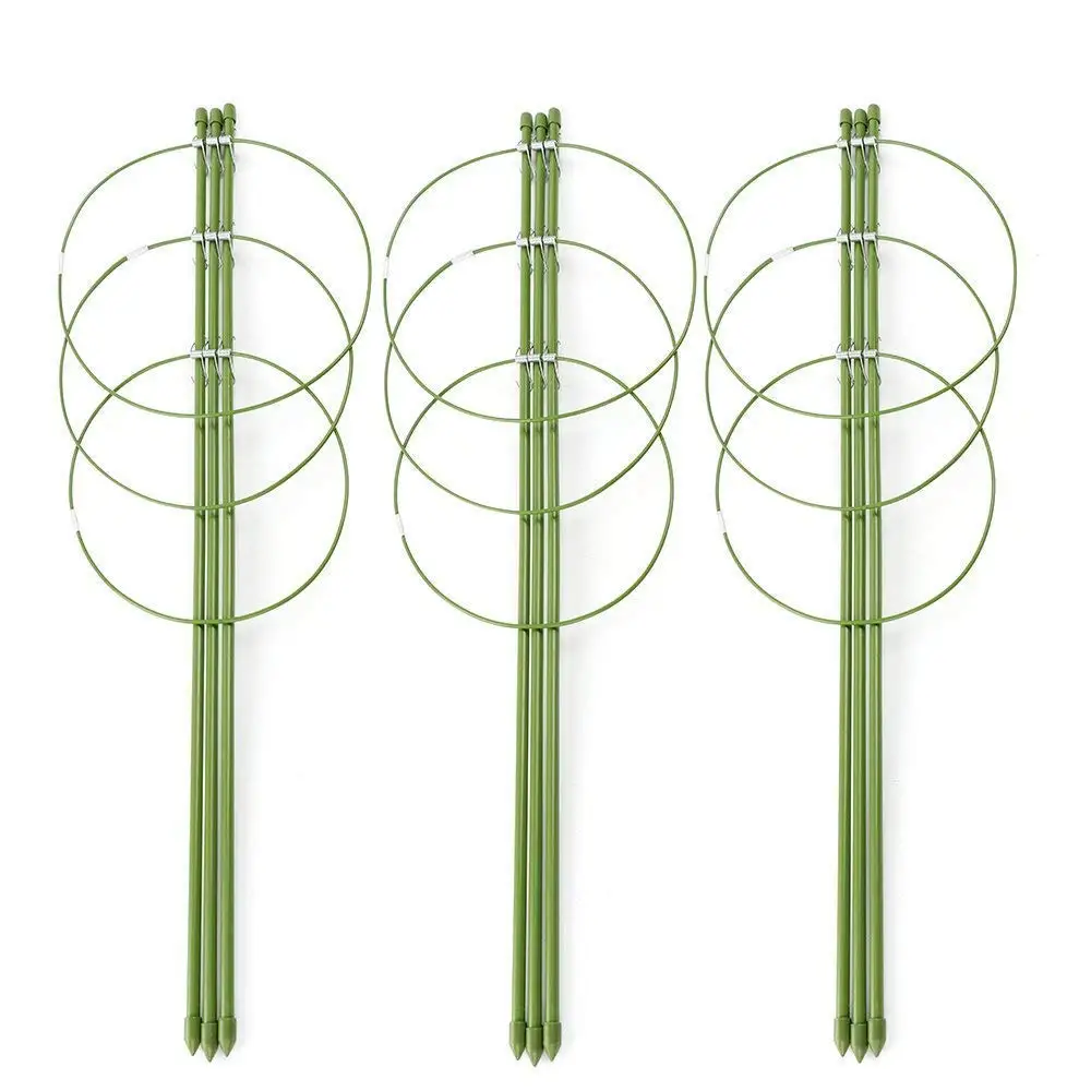 

Climbing Plants Support Garden Trellis Flowers Tomato Cages Stand Set Of 3 Pack