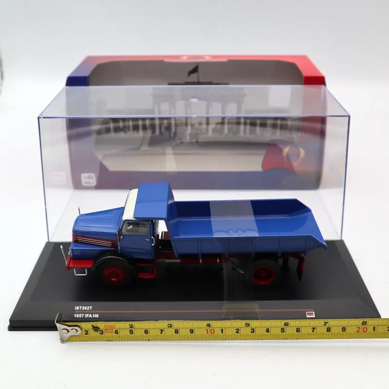 IXO IST 1:43 1957 IFA H6 синий грузовик Kipper IST302T игрушки автомобиль литые модели Коллекция