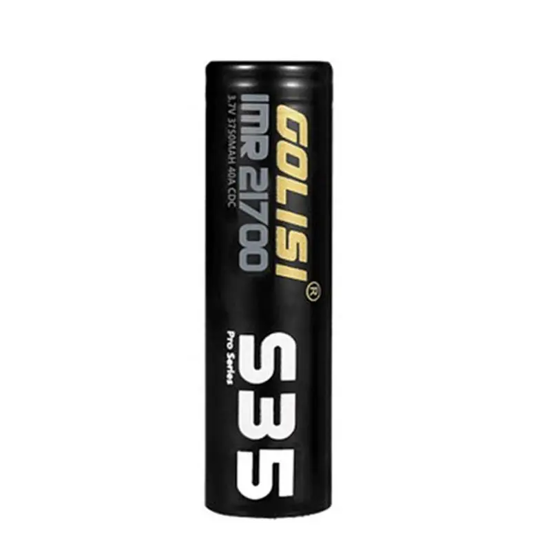 

Golisi 1 Pcs S35 Imr 21700 3750Mah 40A High Capacity Protected Flat Top Rechargeable Li-Ion Battery