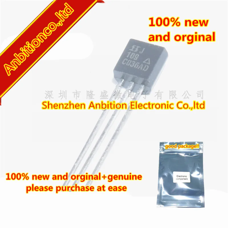 

10pcs 100% new and orginal TO-92 J109 2SJ109 P CAHNNEL JUNCTION TYPE in stock