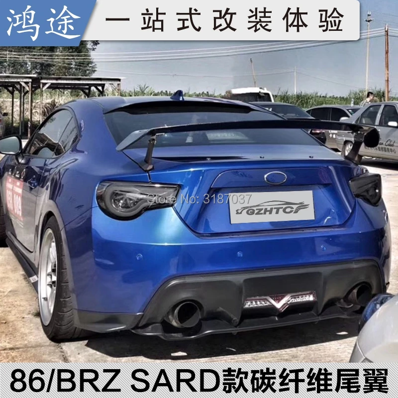 Для Toyota GT86 Subaru BRZ Scion FR-S 2012 -2017S SARD FRP + углеродное волокно Задняя Крышка багажника