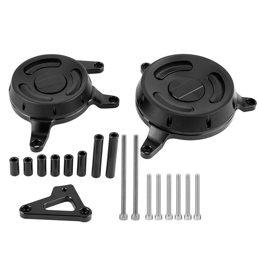 

Motorcycle Engine Protective Cover Stator Cover CNC Aluminum Alloy Universal for Yamaha R3 2015-2016 Black NEW