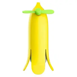 Горячая Распродажа Портативный ручной вентилятор карманный мини вентилятор творческий фрукты Форма вентилятор в форме банана заряжаемый