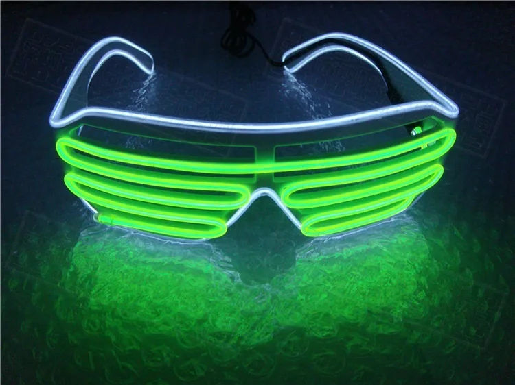 20pcs Multicolor Eyeglass Cold Lights EL Wire LED Light Glasses Party