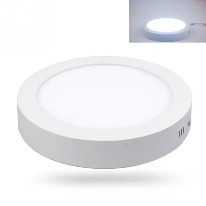 

Ceiling Bathroom Light Led Flat Round Down Kitchen Panel Surface Mounted