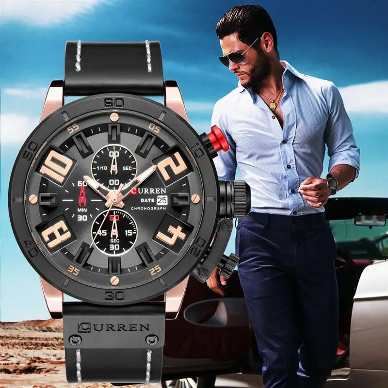 

CURREN Watch Casual Men Business Luxury Watches Classic Stainless Steel Quartz Wristwatches Mens Watch Relogio Feminino