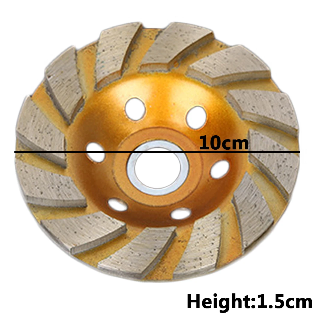 100mm Diamante Muela Disco Hormig/ón Alba/ñiler/ía Granito Piedra Herramienta Amarillo