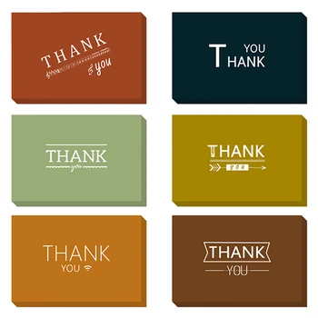 

18/24pcs Creative Thanksgiving Cards Birthday Wedding Thank You Cards New Year Greeting Card Postcard Gift