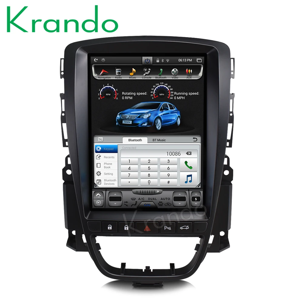 Top Krando Android 8.1 10.4" Tesla Vertical screen car radio gps dvd player for Buick Excelle for Opel Astr J 2010-2014 audio system 3 Top Krando Android 8.1 10.4" Tesla Vertical screen car radio gps dvd player for Buick Excelle for Opel Astr J 2010-2014 audio system 3