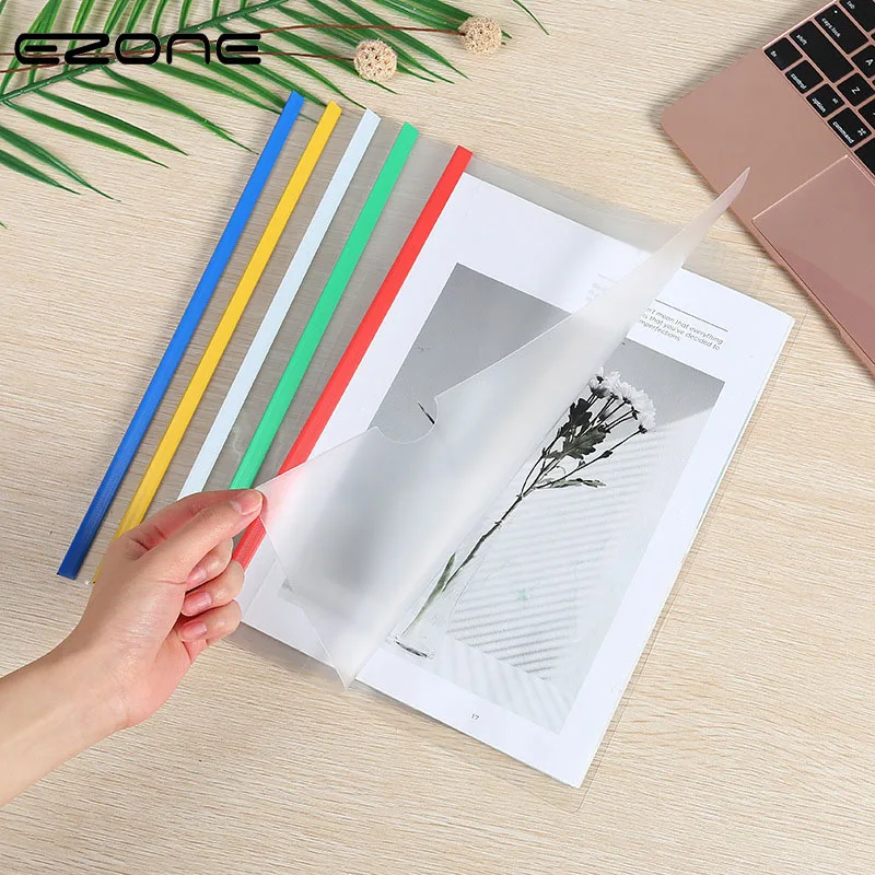 

EZONE 1PC A4 File Folder Multifunction Presentation Folder File Bag Clip File Office Document Storage School Teacher Stationery