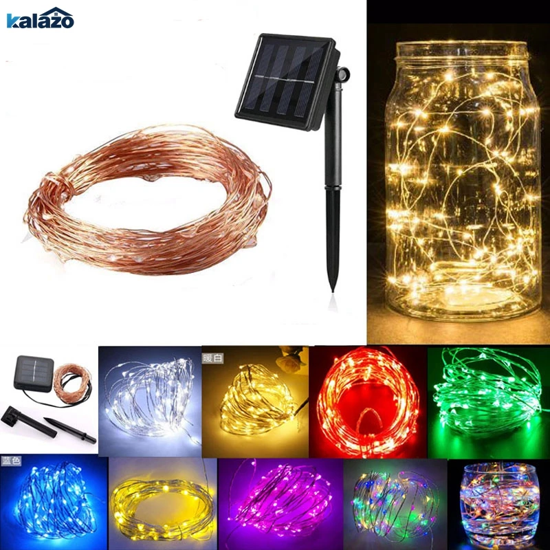 

72ft 22M 200 LED Solar Strip Light Home Garden Copper Wire Light String Fairy Outdoor Solar Powered Christmas Party decoration