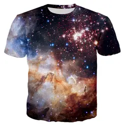 Jumeast 2019 Новый Arival Красивая галактика гобелен Мужчины/wo Мужчины 3D принт футболка мода лето o-образным вырезом короткий рукав абстрактный узор