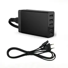5-портовый настенный USB зарядное устройство адаптер для США E. u Австралия штекер 5 В 6A* 5 для IPhone samsung Sony LG смартфон зарядный разъем