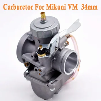 

34mm New Carburetor Carb Fits For Mikuni VM Round Slide VM34-168 42-6015 VM34SC Car Accessories Replacement